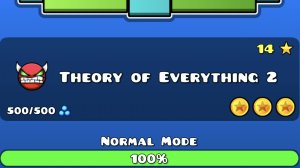 прохождение theory of everything 2 (toe2) в geometry dash