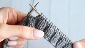 Вяжу шапки только этой резинкой спицами