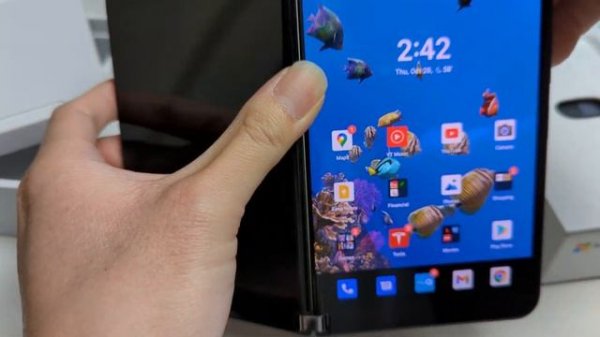 Microsoft Surface Duo 2 128gb Black Unboxing