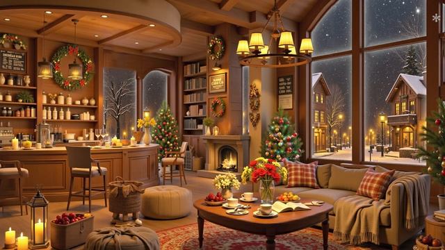 Джаз, пианино, саксофон,уютный зимний вечер, прекрасная музыка и атмосфера смотреть онлайн