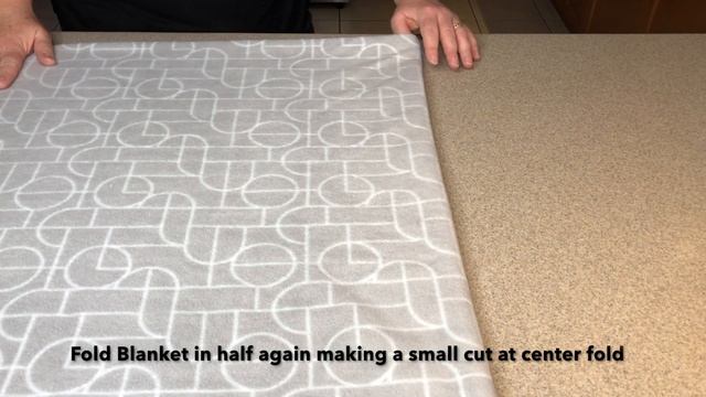 Merry Makes - DIY Fleece Blanket Poncho