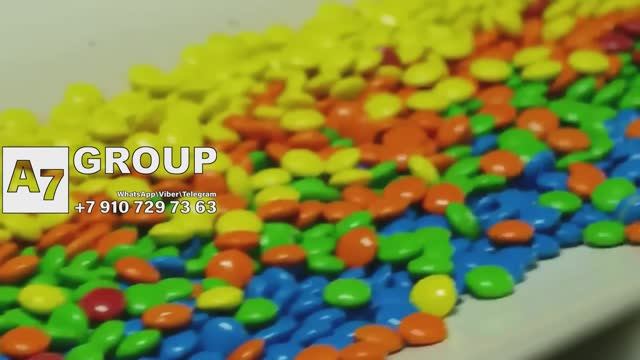 Драже эмендемс производство #конфеты #m&m's #драже смотреть онлайн