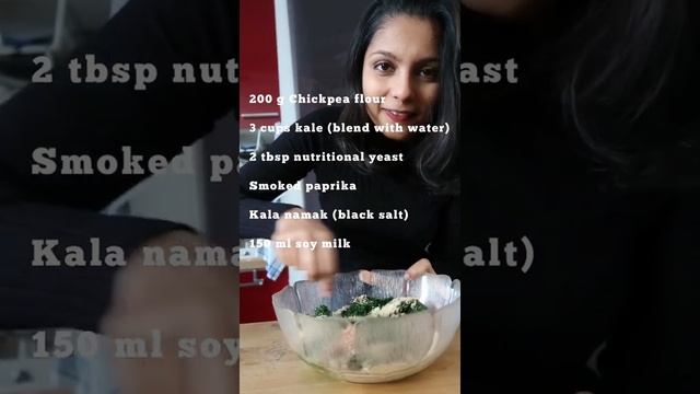 Vegan Kale Pancakes (High Protein) #shorts смотреть онлайн