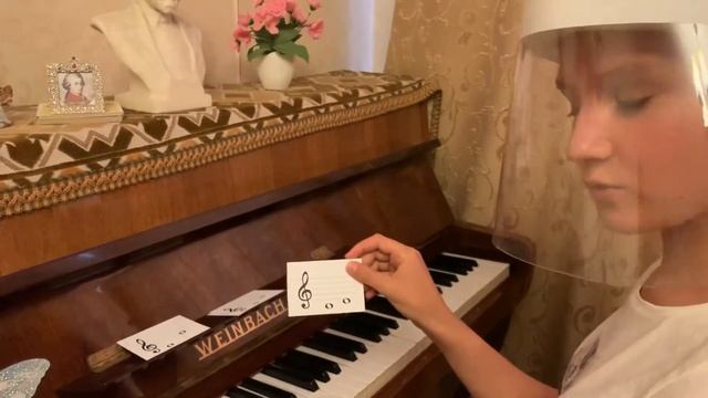 Маргарита. Работа с карточками. Назвать интервалы вразбивку. смотреть онлайн