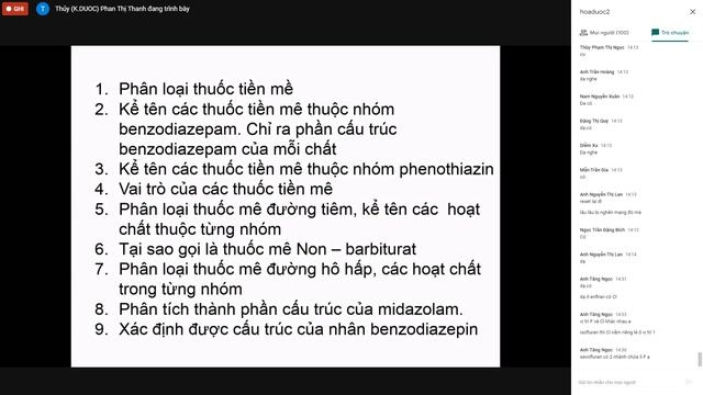 HÓA DƯỢC 2 - BUỔI 4 ( CÔ THỦY ) смотреть онлайн