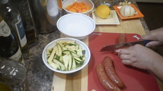 Chicken and Beef sausage fajitas My delicious version of fajitas смотреть онлайн