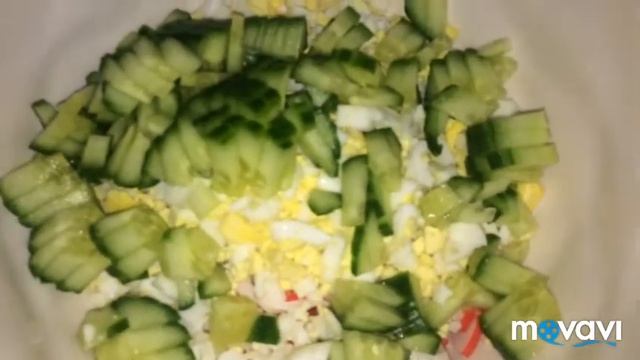 Крабовый салат/мой вариант