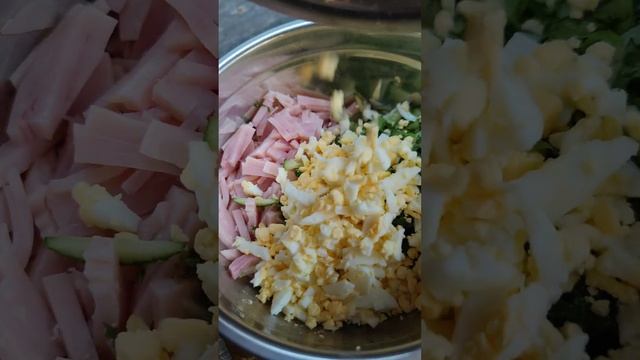 Простейший ветчинный салат! смотреть онлайн