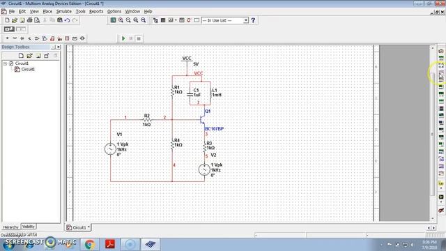 Multisim Simulation of Amplitude Modulation смотреть онлайн