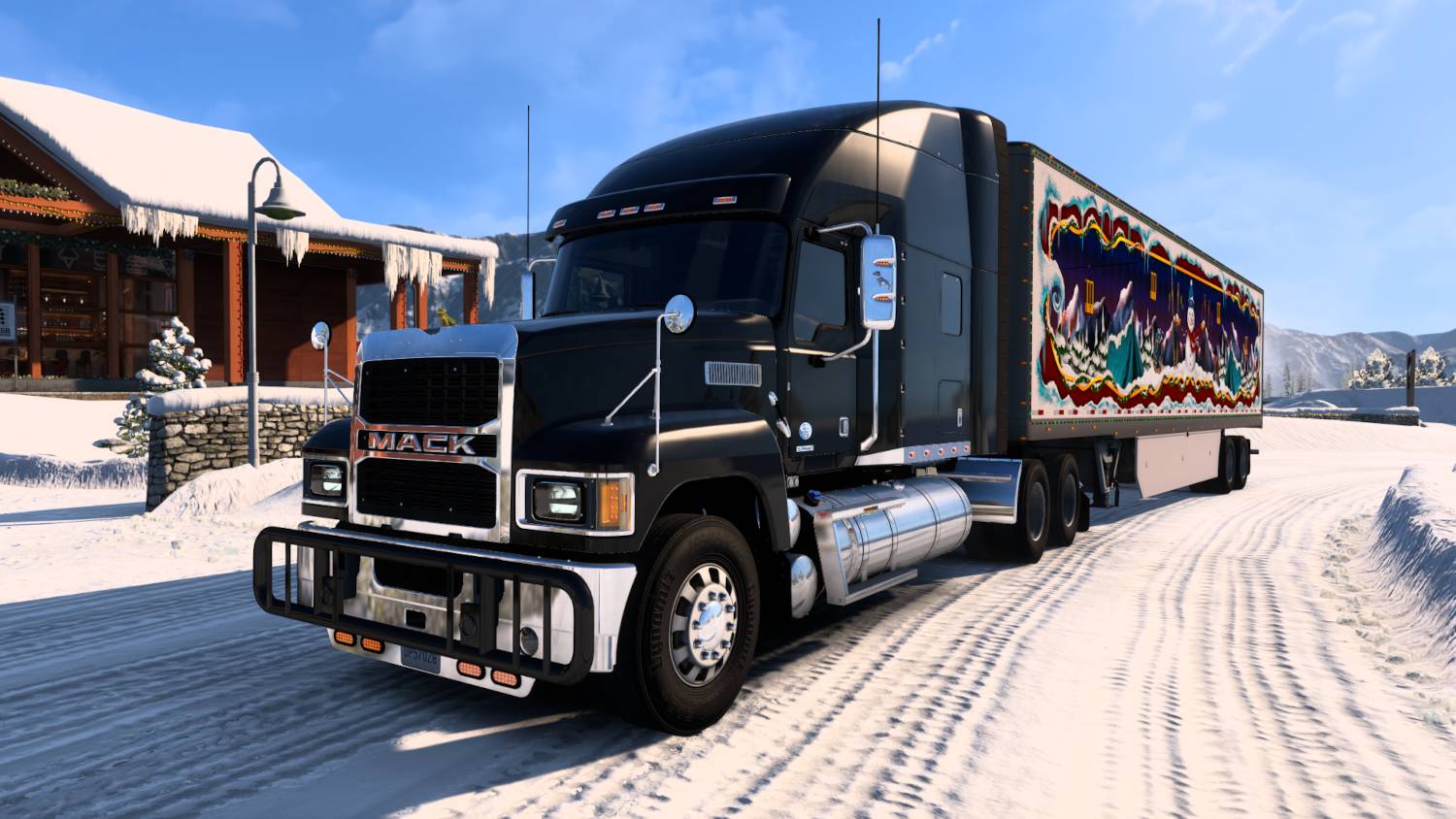 Return to Winterland в American Truck Simulator. смотреть онлайн