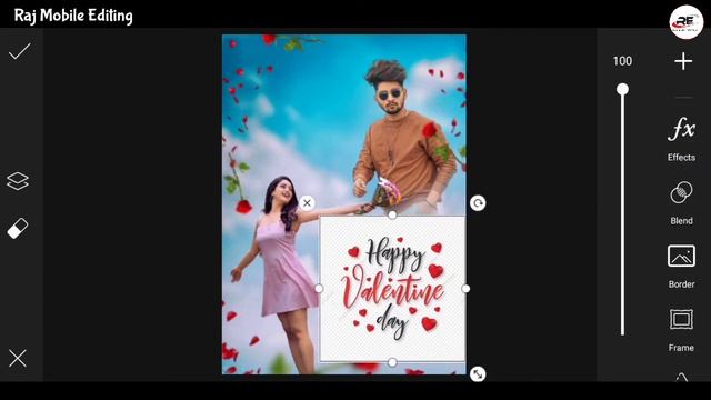 Valentine's day Special photo editing || PicsArt new photo editing | Raj mobile editing 2021. смотреть онлайн