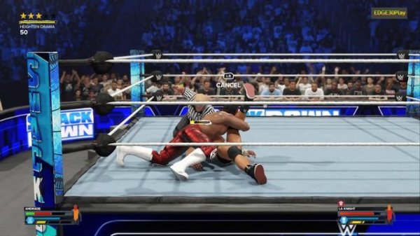 WWE2K24 ANDRADE VS LA KNIGHT