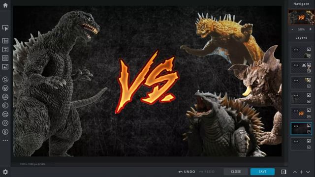 Godzilla (GMK) Vs Varan, Anguirus, And Baragon