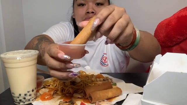 TAM NOODLE BOX MUKBANG ASMR [ no talking ] смотреть онлайн