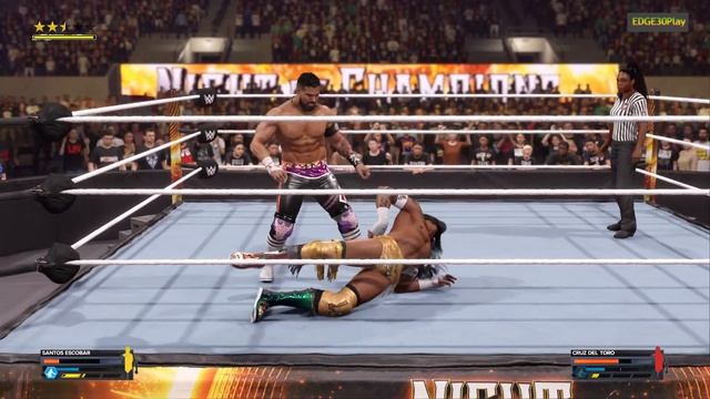 WWE2K24 Santos Escobar Vs Cruz Del Toro