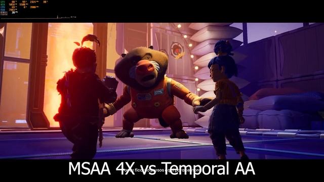 It Takes Two PC: 1440p Ultra + MSAA vs TAA vs FXAA смотреть онлайн