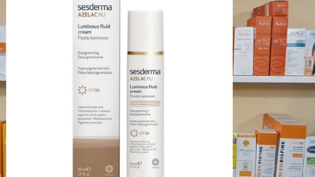 Sesderma Azelac Ru Fluide Lumineux الناس اللي سولوني على علاج نهاري🌞هديتي كريم معالج وواقي شمسي2×1😊