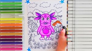 Drawing Moonzy | Рисуем Лунтика