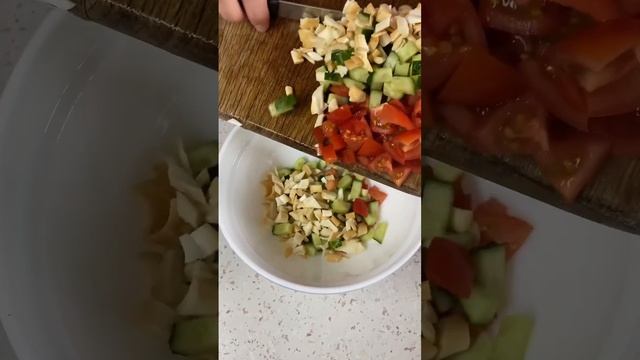 Tasty salad in 5 minutes🥗 #food #salad #recipe #sml #recommended #fastrecipe #trending #saladrecipe смотреть онлайн