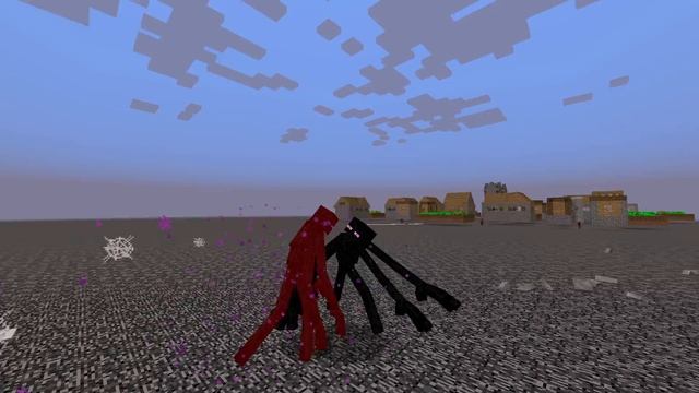 Original Mutant Creatures vs Mechanicraft Mutant Creatures(Minecraft Mob Battle Java Edition 1.12.2