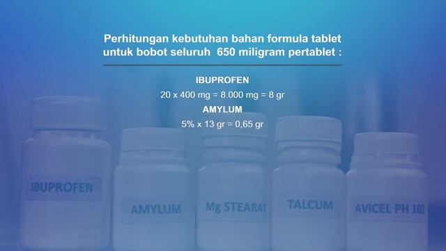 Membuat Sediaan Tablet Cara Cetak Langsung - Farmasi