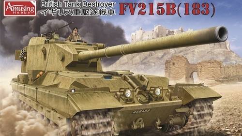 Распаковка Amusing Hobby 1 35 35A008 British Tank Destroyer FV215B (183)