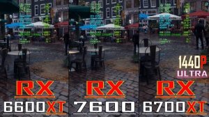 RX 6600XT vs RX 7600 vs RX 6700XT // PC GAMES BENCHMARK TEST ||