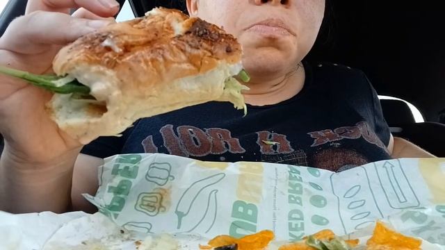 ASMR SUBWAY POLLO TERIYAKI MUKBANG COMIDA RICA смотреть онлайн