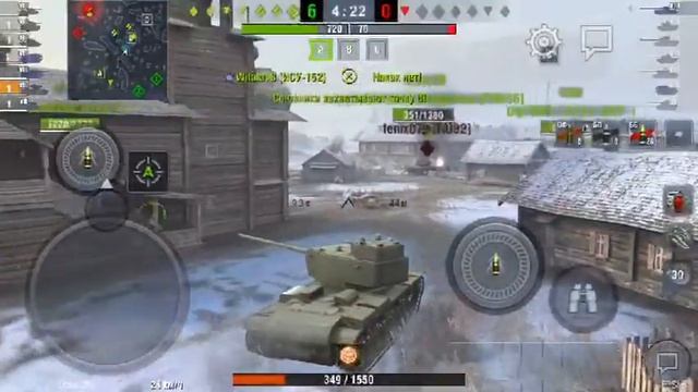 WOT Blitz.Качаю ИС-4. смотреть онлайн