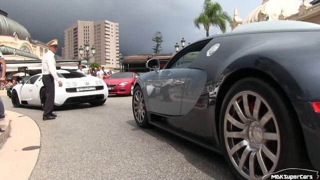 Bugatti Veyron w/ Vitesse Bodykit in Monaco | Lovely SOUND! смотреть онлайн
