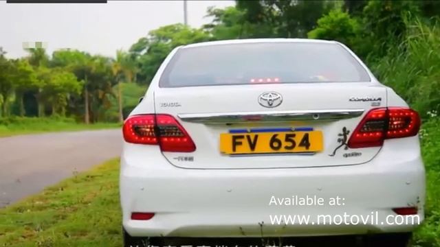 Corolla Altis Tail Light aftermarket led setup 2011-2014 смотреть онлайн