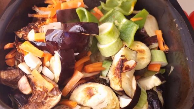 Овощи в Гриле Ninja!Roasted vegetables, in the Ninja Grill! смотреть онлайн