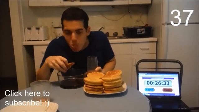 Entire box of waffles challenge! (60 ct.) смотреть онлайн