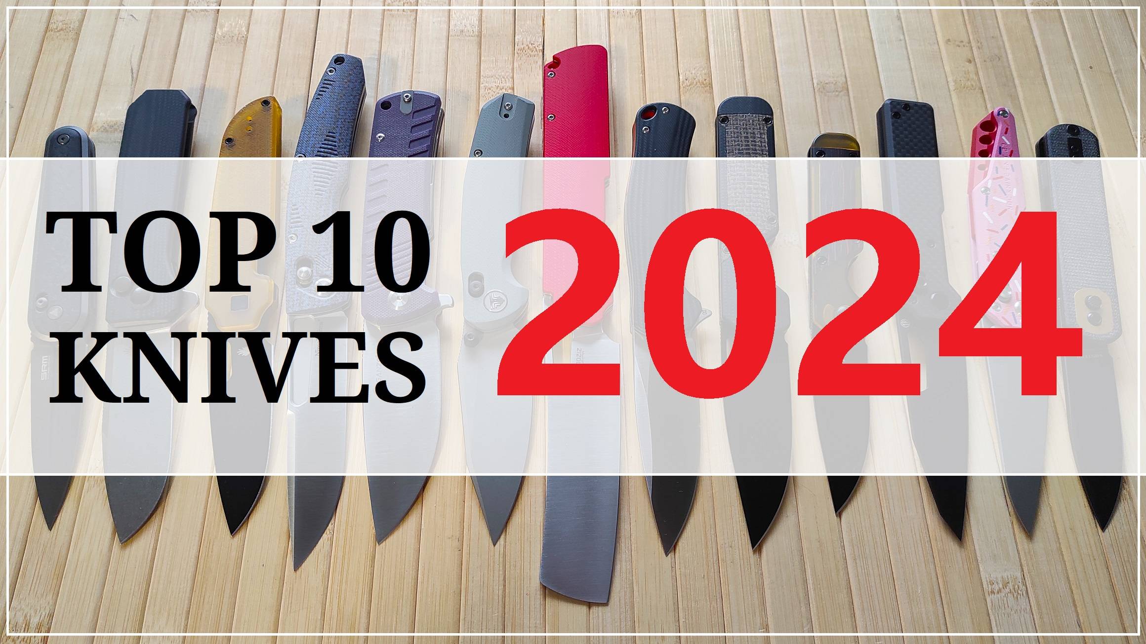 ✅ TOP 10 Edc Knives 2024 (на самом деле там ножей 20 где-то)))