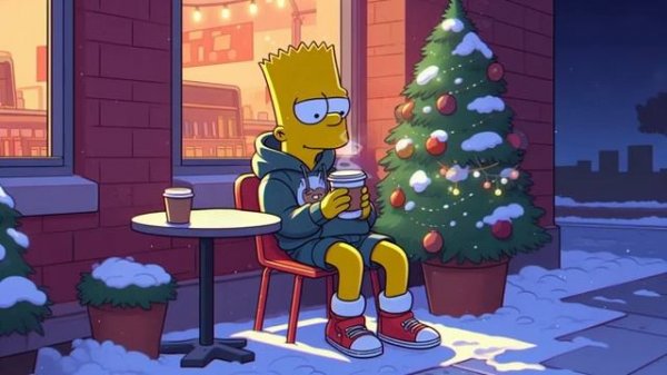 Coffee Shop Lofi 🎄 Chill Beats for Cozy Winter Nights