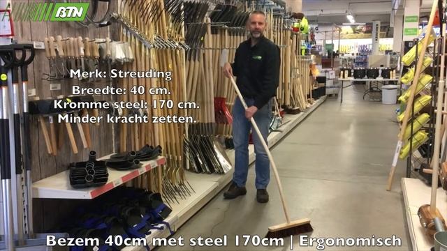 Bezem 40cm met steel 170cm | Ergonomisch - BTN de Haas (705920) смотреть онлайн