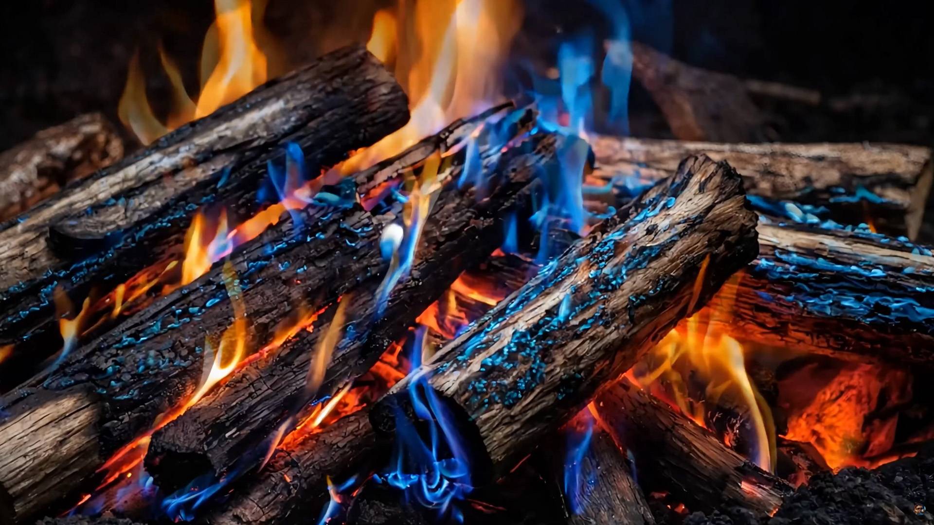 Ультра Красивый Костер в Лесу для Расслабления | Костер для Фона с Красивым Пламенем и Треском смотреть онлайн