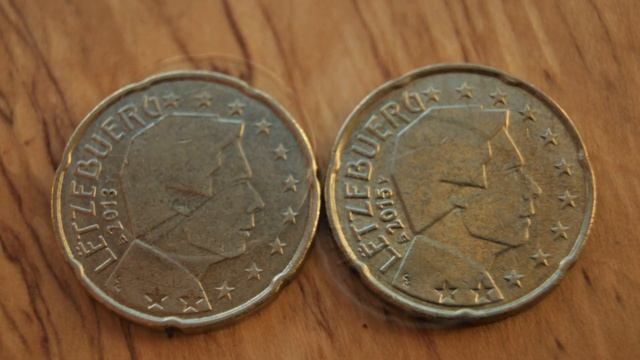 Different year 20 Euro cent 2013 2015 Luxembourg смотреть онлайн