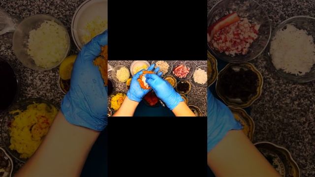 Новогодние салатные шарики!!!! смотреть онлайн