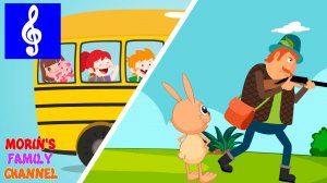 Вышел Зайчик погулять || Песенка про Автобус || песни для детей