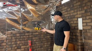 Кирпичная стена в бане