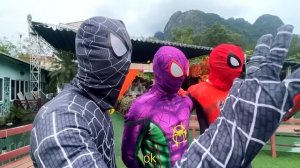 TEAM SPIDER-MAN vs BAD GUY TEAM | VENOM is GOOD HERO ?? Rescue WHITE From JOKER! (LIVE ACTION)