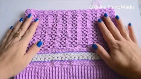 Туника крючком. Мастер класс. Tunic crochet