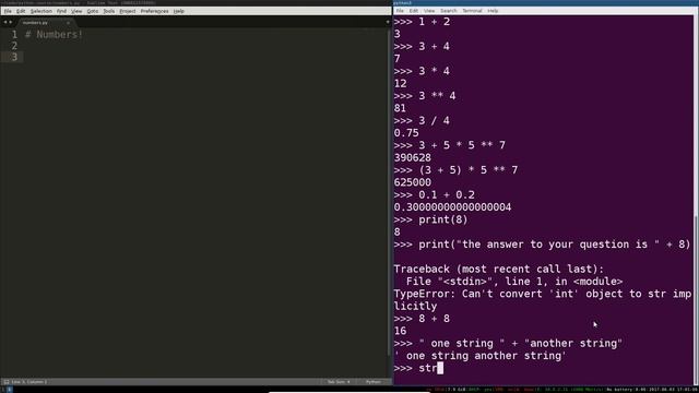 Python 3 Programming Course_ 5 - Working With Numbers смотреть онлайн