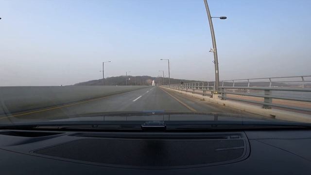 Driving in Korea - Pyeongtaek International Grand Bridge - 20 Feb 2021 смотреть онлайн