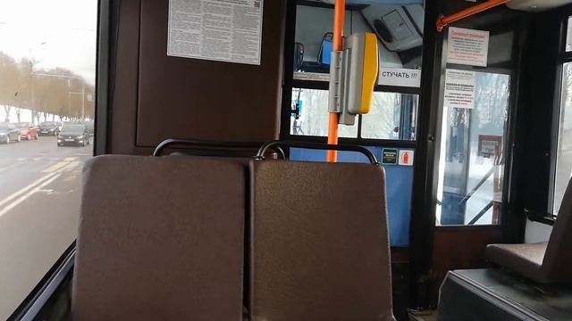Поездка на автобусике МАЗ-105.065 гос.№АЕ 9900-7, маршрут 37 (часть 1) смотреть онлайн