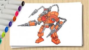 Как нарисовать Титана Босс Дрель Мен _ How to draw TITAN DRILL MAN Skibidi Toilet