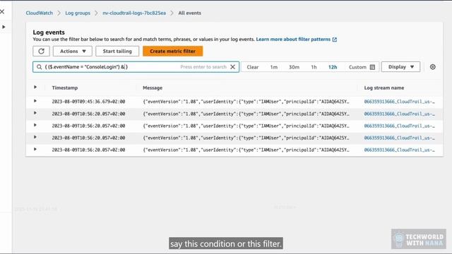 72 - Create Custom Metric Filter for Failed Login Metrics смотреть онлайн