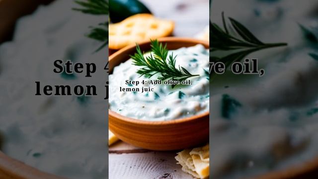 Easy Homemade Greek Tzatziki Sauce Recipe | How To Make Tzatziki смотреть онлайн