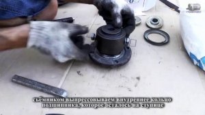 Замена переднего ступичного подшипника лада гранта приора ваз